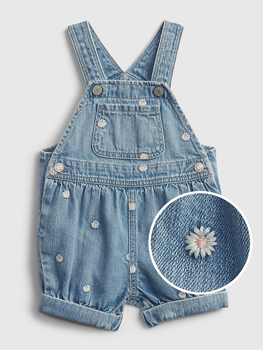 Image number 1 showing, Baby Denim Shortalls