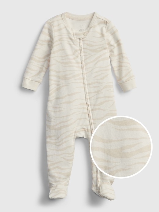 Image number 1 showing, Baby 100% Organic Cotton One-Piece