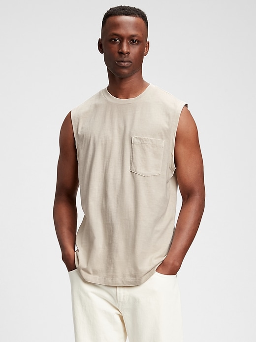 Image number 7 showing, Organic Cotton Muscle T-Shirt