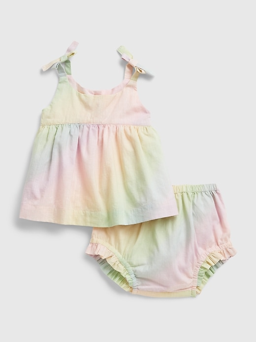 Image number 1 showing, Baby Rainbow Outfit Set