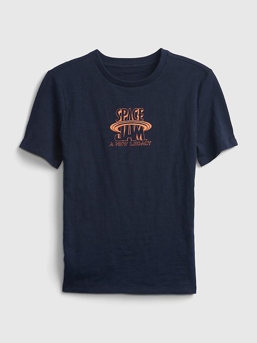 1 of 8 showing, with the color blue of product GapKids &#124 Space Jam Graphic T-Shirt
