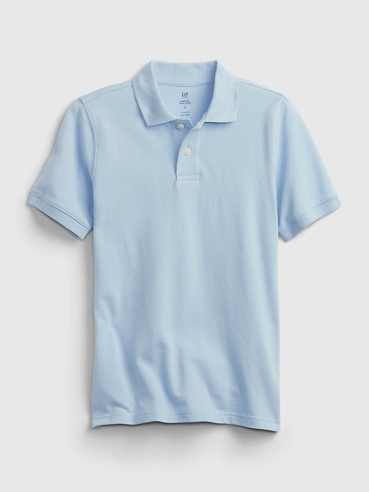 Kids 100% Organic Cotton Uniform Polo Shirt
