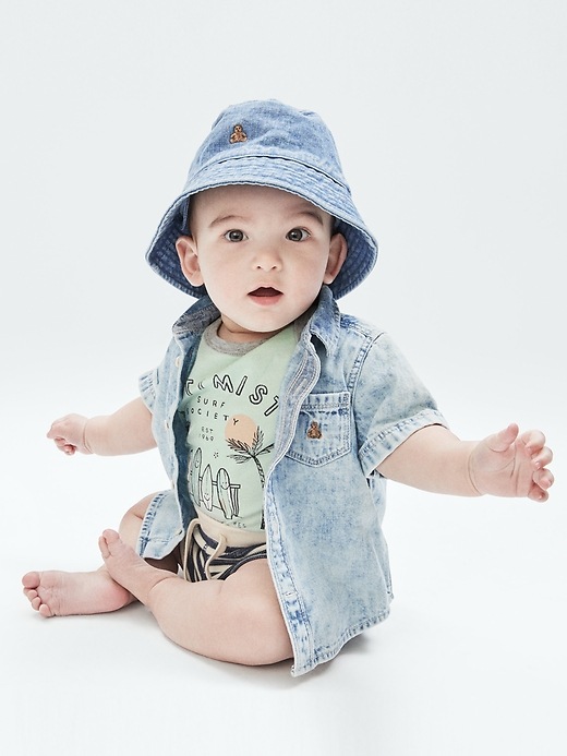 Image number 4 showing, Baby Denim Tumble Shirt