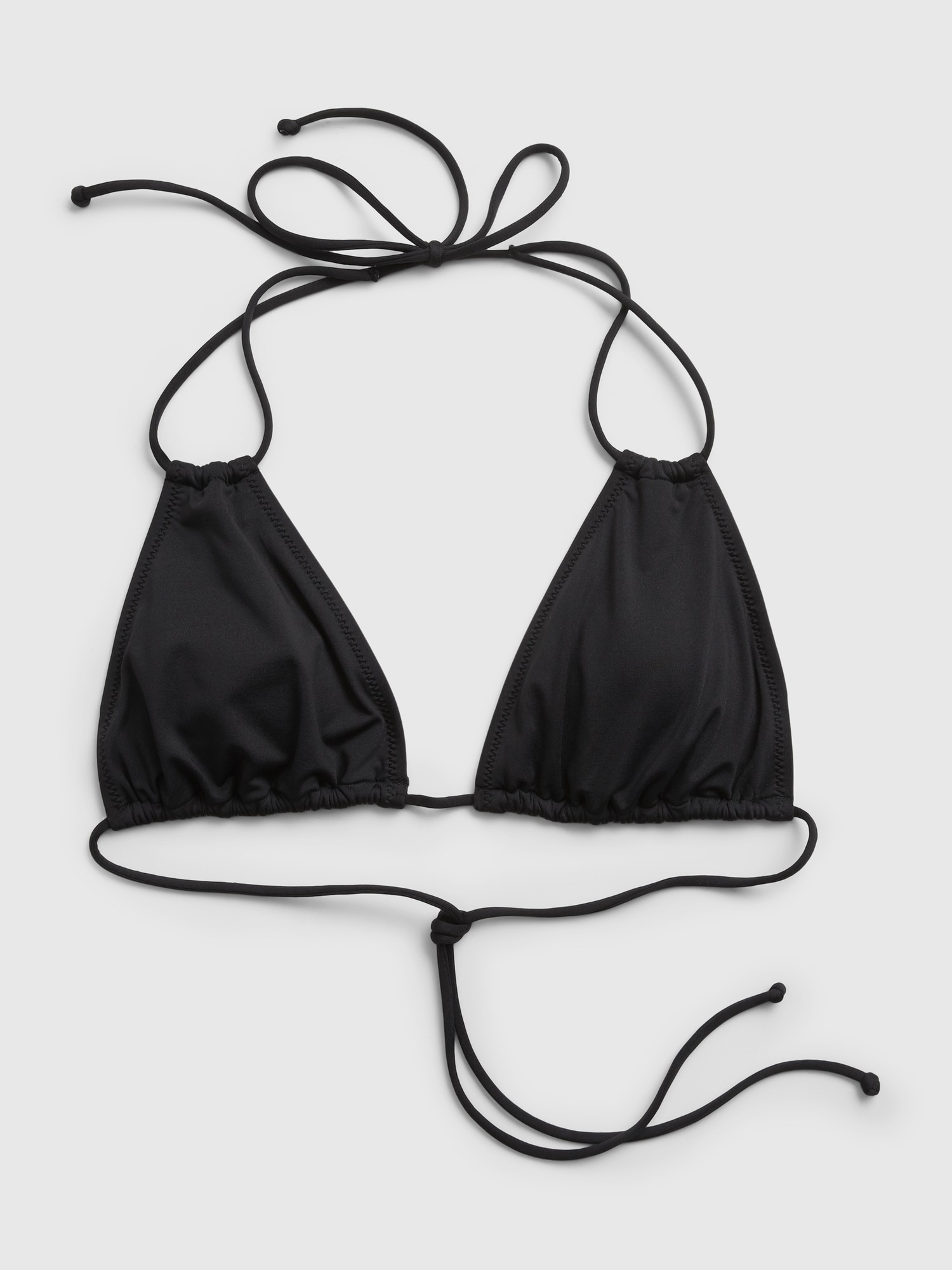 Medley lila Brust black string bikini top Haupt Echo Mark