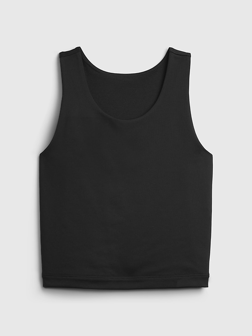 2 of 8 showing, with the color true black of product GapFit Teen Sports Tank Top
