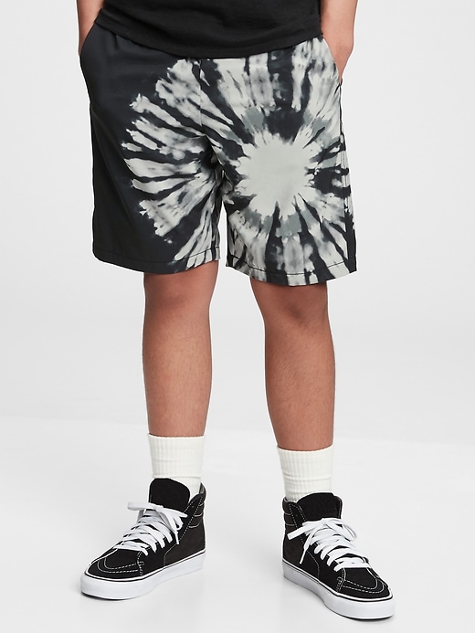 Image number 1 showing, Teen Recycled Tie-Dye Quick Dry Shorts