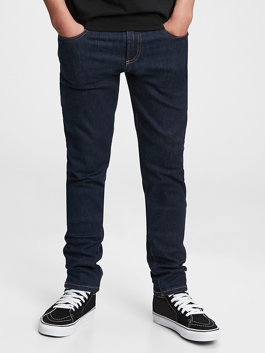 Image number 1 showing, Teen Stacked Ankle Skinny Jeans with Washwell&#153