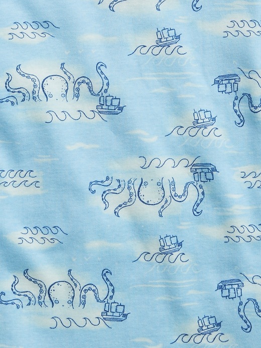 Image number 2 showing, babyGap 100% Organic Cotton Octopus Graphic PJ Set