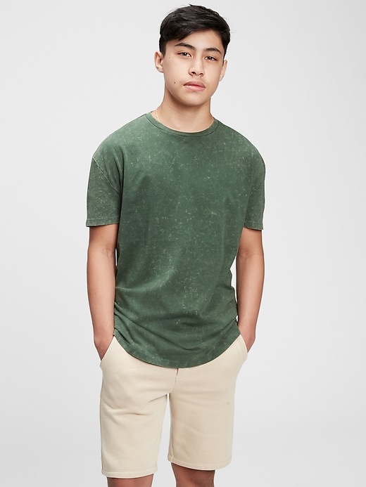 Image number 4 showing, Teen 100% Organic Cotton Oversized T-Shirt