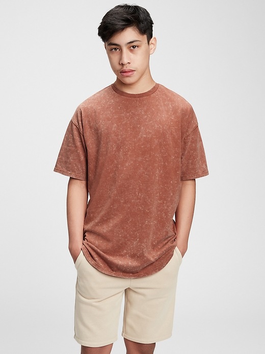 Image number 3 showing, Teen 100% Organic Cotton Oversized T-Shirt