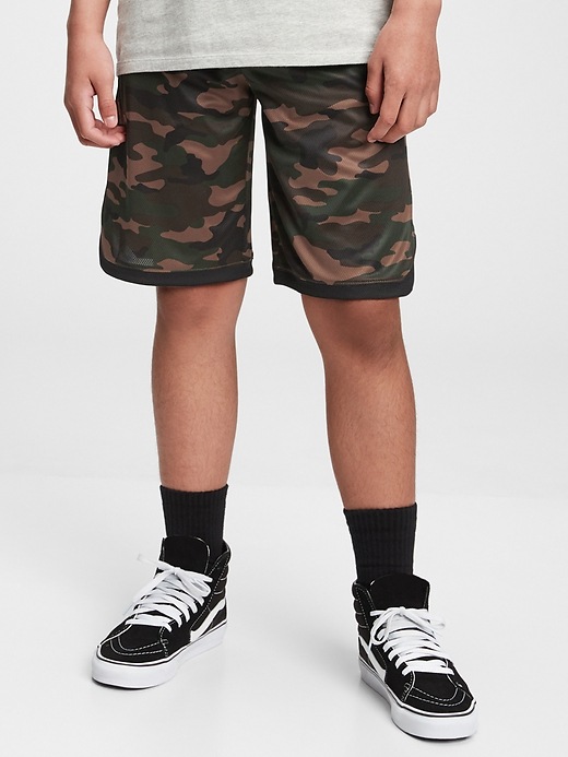 Image number 4 showing, GapFit Teen 100% Recycled Polyester Essential Shorts