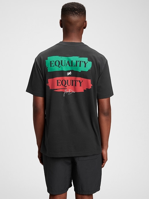 2 of 8 showing, with the color black moonless night of product The Gap Collective 100% Organic Cotton T-Shirt