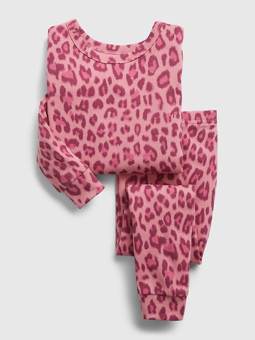 Image number 1 showing, babyGap 100% Organic Cotton Leopard Print PJ Set
