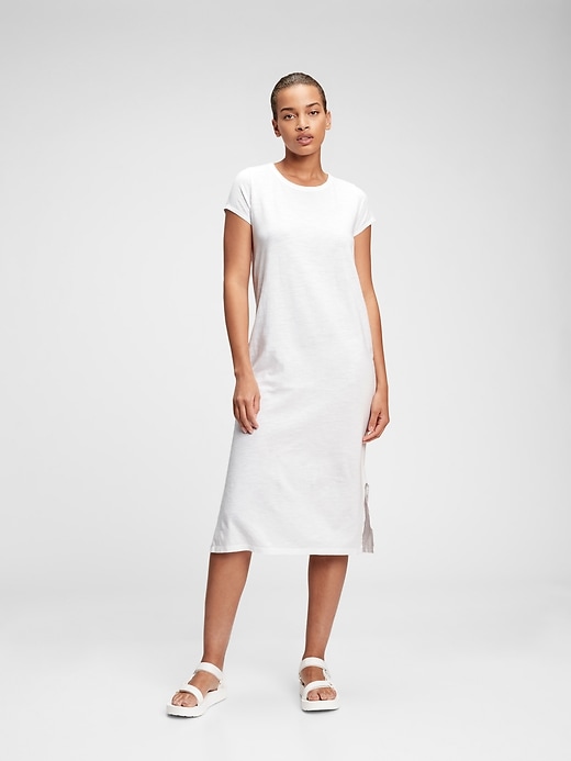 View large product image 1 of 1. Midi T-Shirt Dress