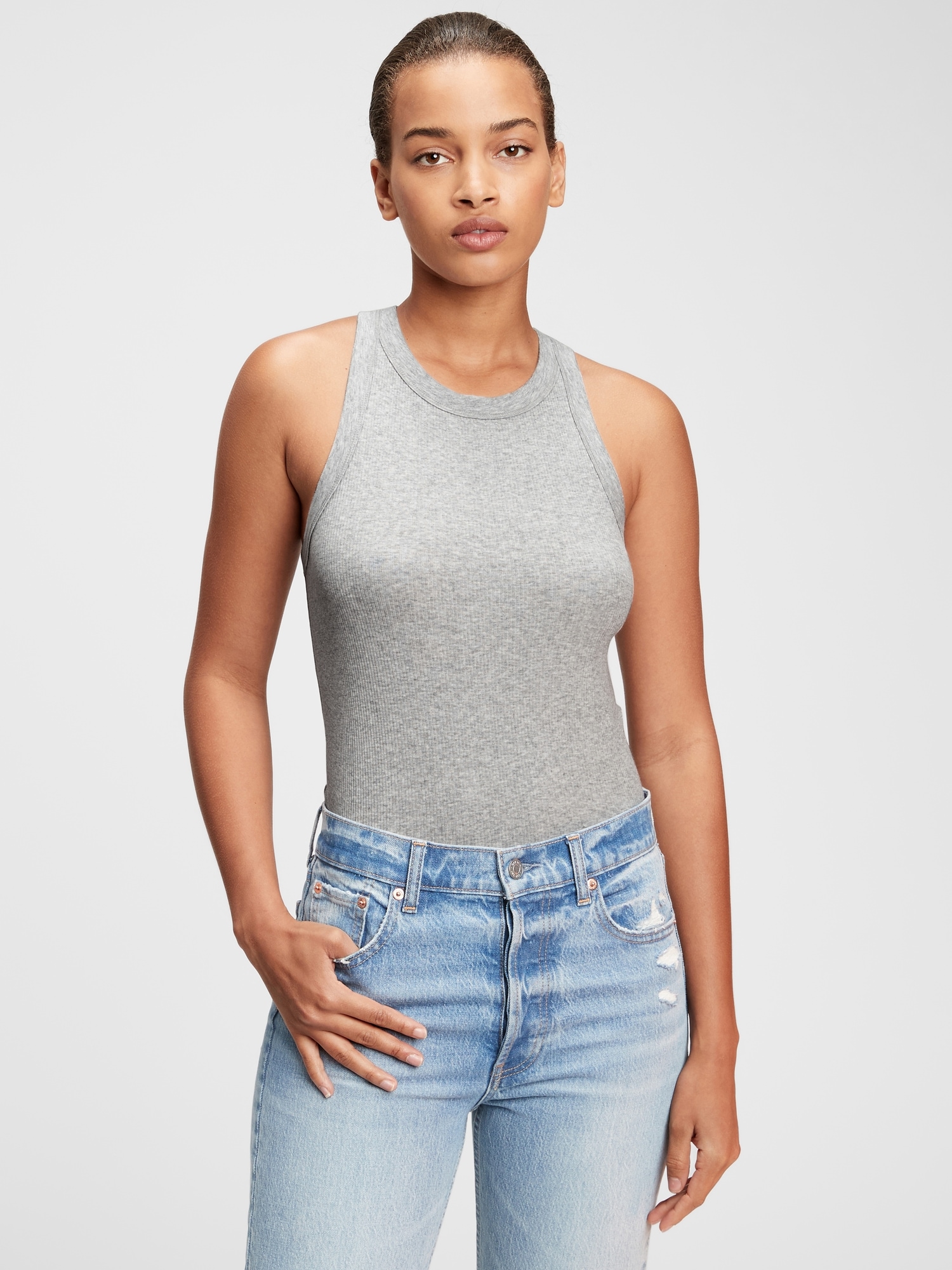 Halter-Neck Tank Top | Gap