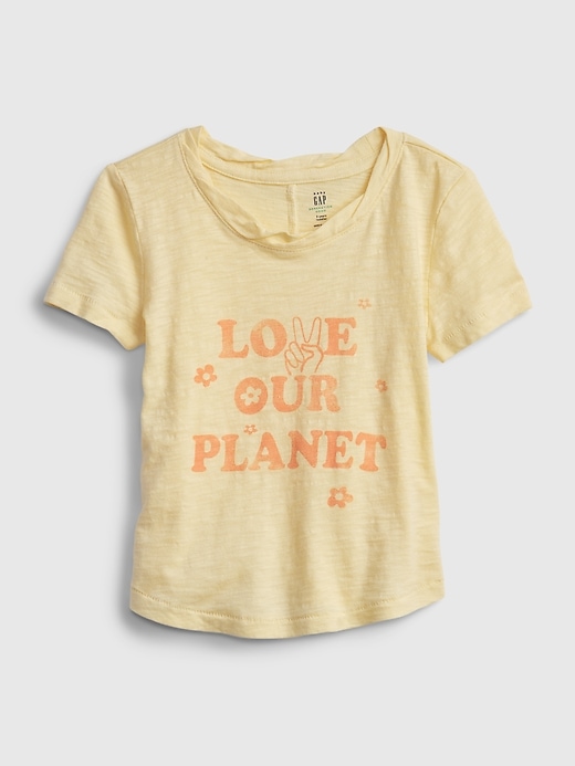1 of 8 showing, with the color maize yellow of product Toddler Gen Good Graphic T-Shirt