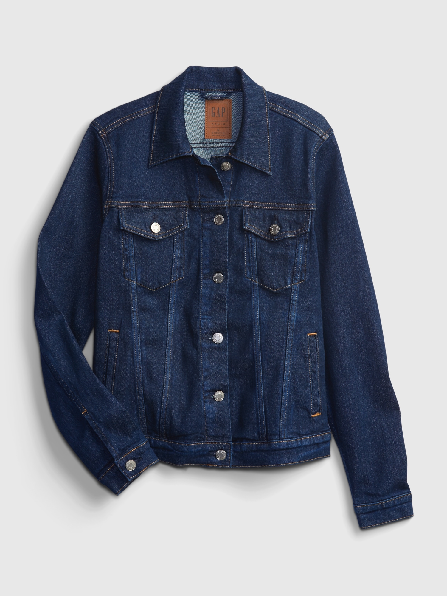Gap dark denim jacket hotsell