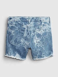 Kids Tie-Dye Denim Midi Shorts with Washwell&#153