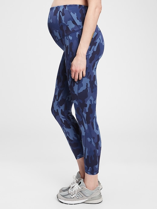 Image number 5 showing, Maternity GapFit Full Panel Full Length Leggings in Sculpt Compression