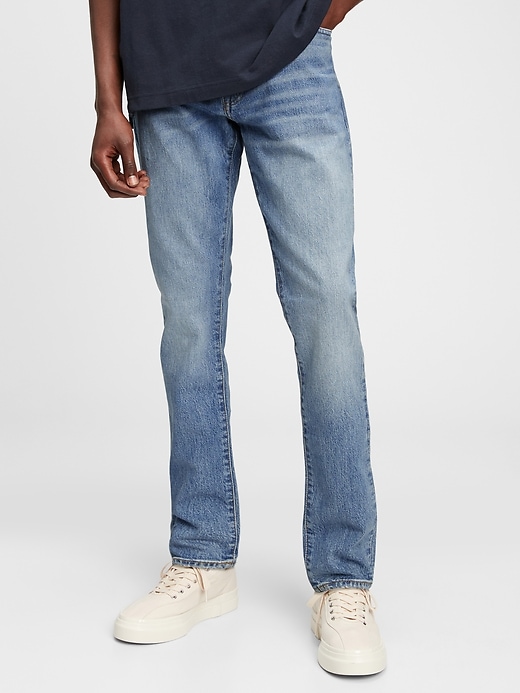 Image number 1 showing, Slim Taper Straight Leg Jeans  With Washwell&#153