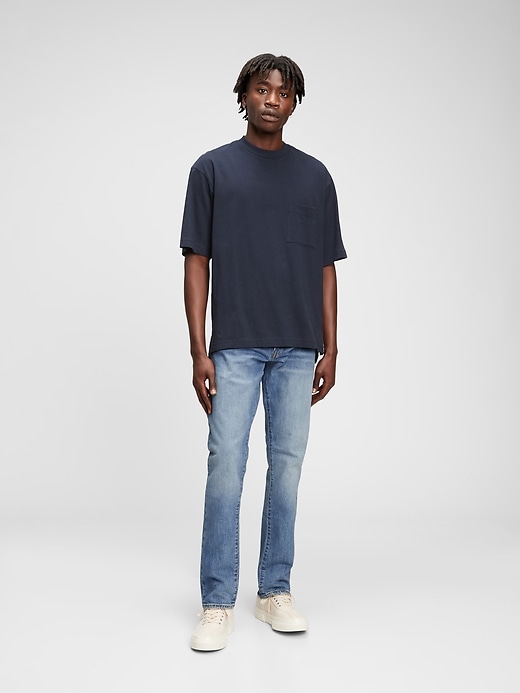 Image number 3 showing, Slim Taper Straight Leg Jeans  With Washwell&#153