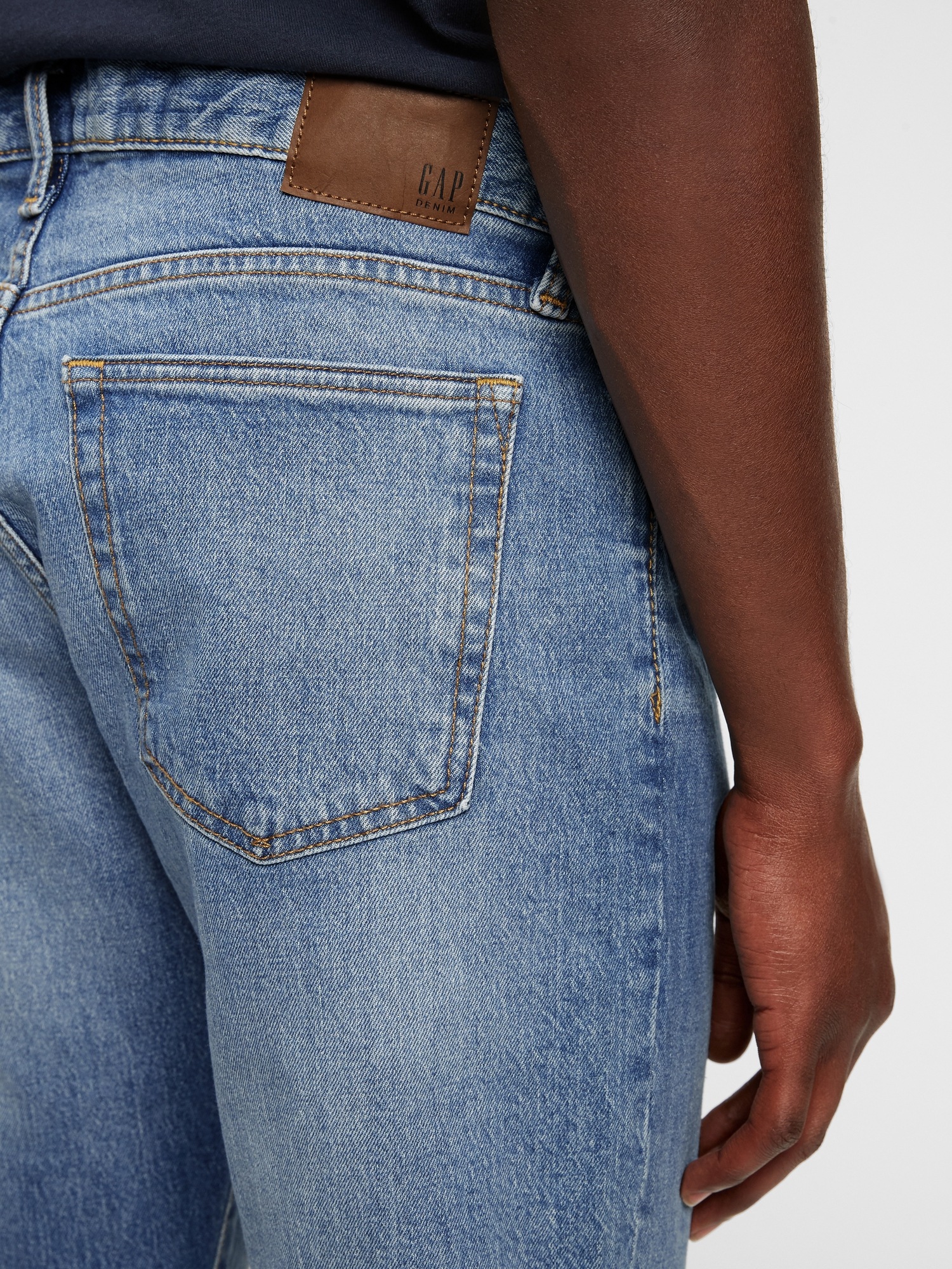 Slim Taper Straight Leg Jeans With Washwell™ Gap