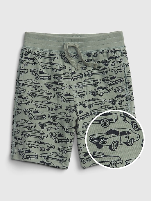 View large product image 1 of 1. Toddler Organic Cotton Mix and Match Print Pull-On Shorts