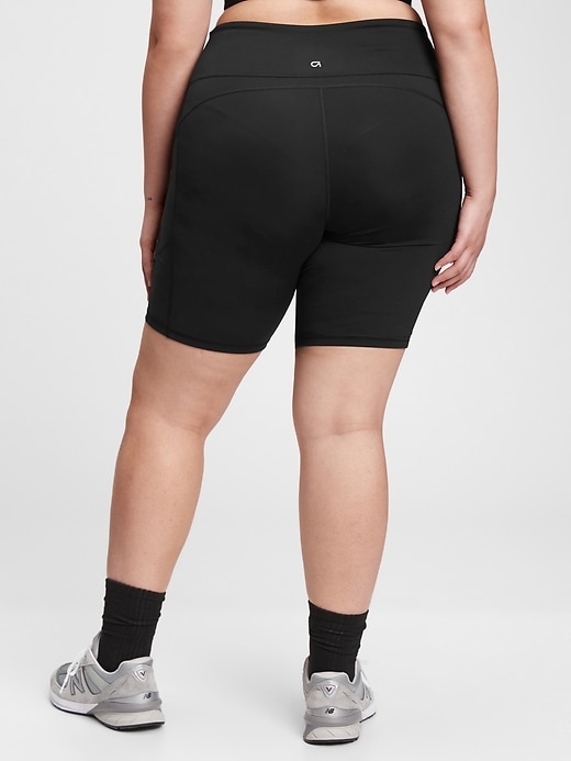 Image number 2 showing, GapFit High Rise Blackout Bike Shorts