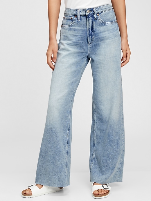 Gap High Rise Wide-Leg Jeans with Washwell