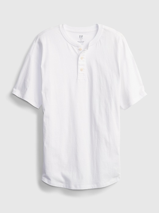 Image number 2 showing, Teen Organic Cotton Henley Shirt
