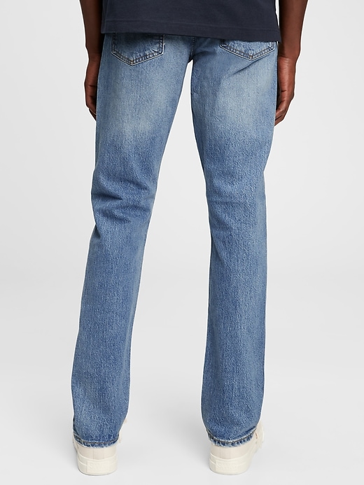 2 of 8 showing, with the color medium stone of product Slim Taper Straight Leg Jeans  With Washwell™