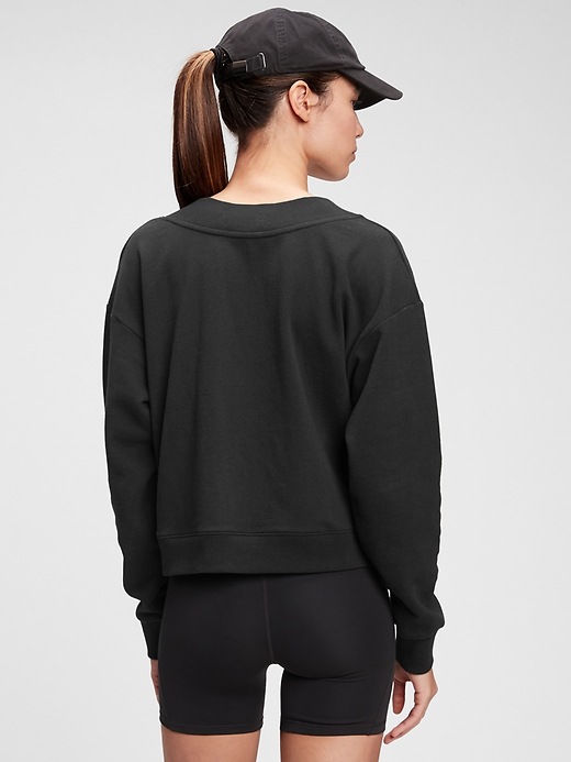 Image number 2 showing, Reversible Twist Crewneck Sweatshirt