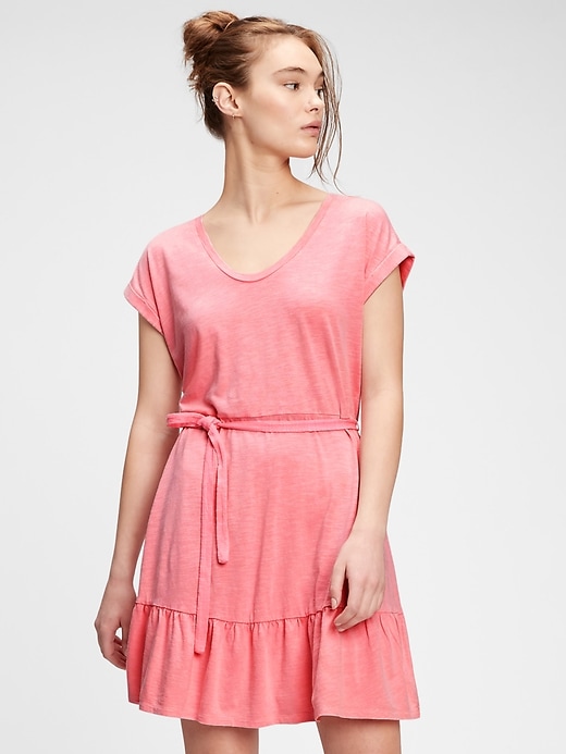 View large product image 1 of 1. V-Neck Tiered Dress