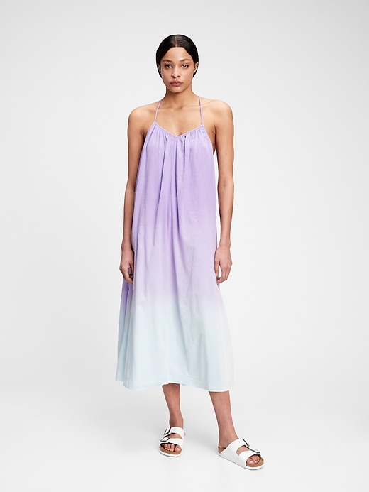 Image number 1 showing, Tie-Back Cami Maxi Dress