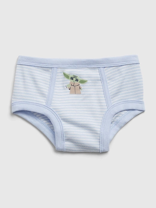 2 of 8 showing, with the color multi of product babyGap &#124 Star Wars™ Graphic 100% Organic Cotton Briefs (7-Pack)