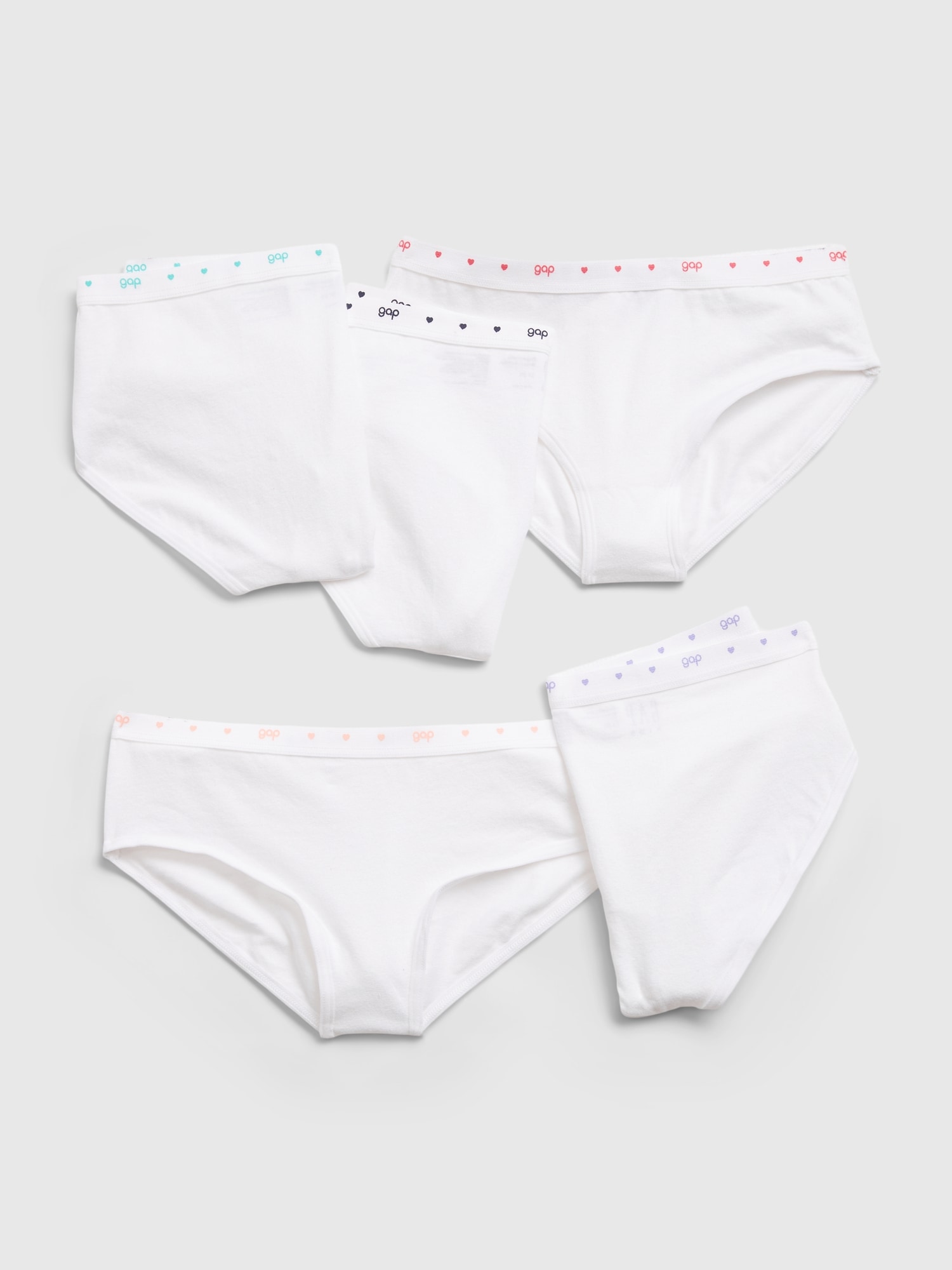 3 Pairs Girls Bikini Briefs Quality 100% Cotton Kids Underwear Plain Colour