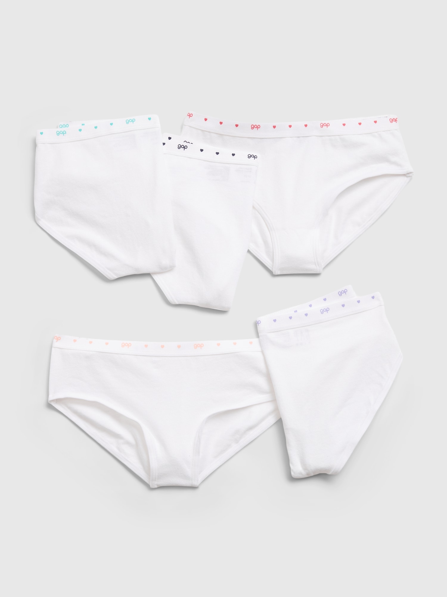 5-pack cotton boxer briefs - White/Minnie Mouse - Kids