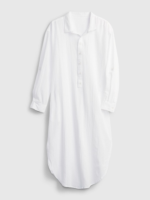 Image number 5 showing, Dreamwell Crinkle Midi Shirt Dress