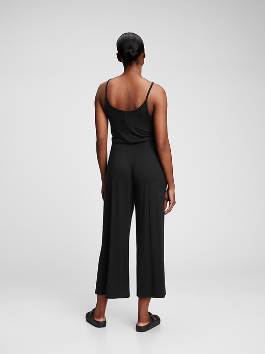 View large product image 2 of 7. Cami Wide-Leg Jumpsuit in Modal