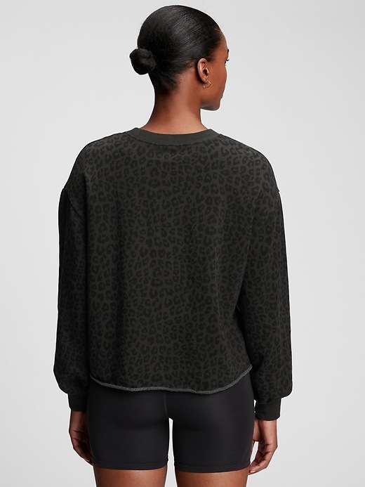 Leopard Animal Print Crewneck Sweatshirt | Zenzee | Wolf