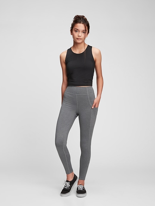 Image number 1 showing, GapFit Teen Sky High Leggings