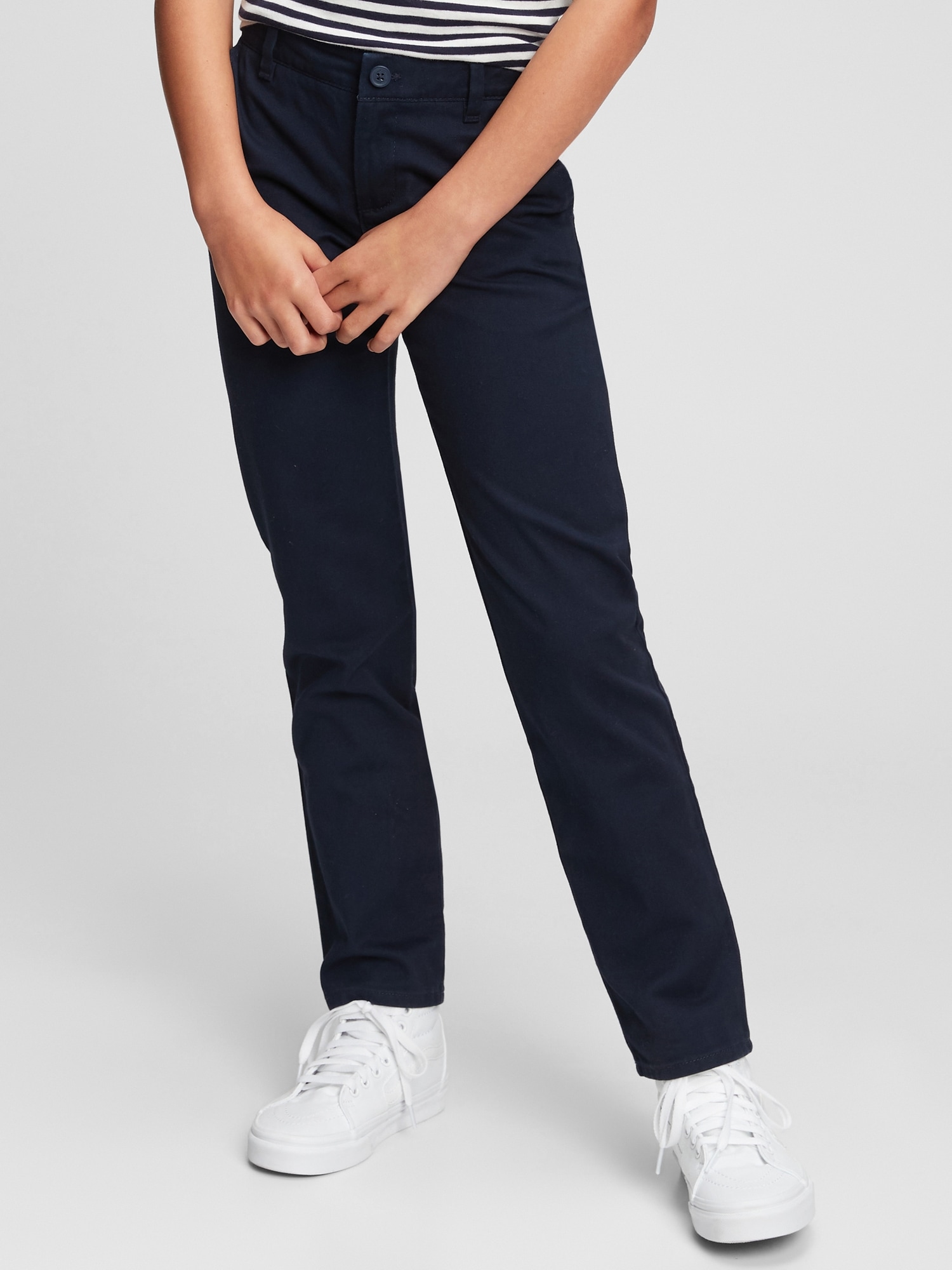 Kids Uniform Skinny Khakis with Gap Shield | Gap