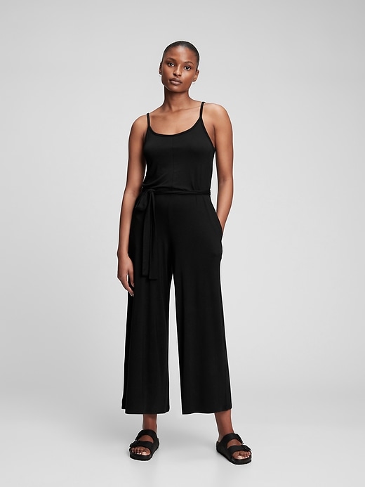 View large product image 1 of 7. Cami Wide-Leg Jumpsuit in Modal