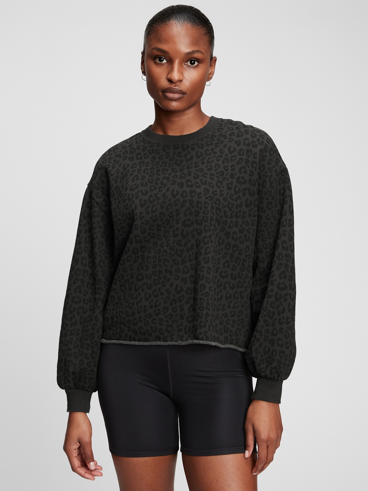 Vintage Soft Raw Edge Crewneck Sweatshirt | Gap