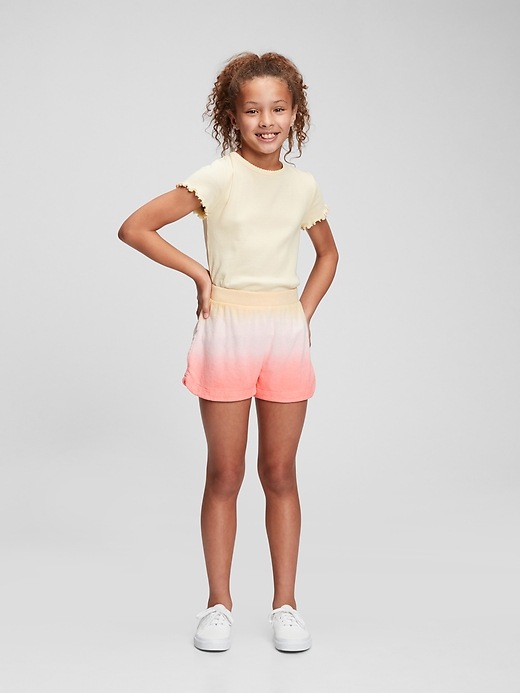 Kids High-Rise Ombre Pull-On Shorts