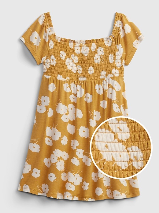 Image number 1 showing, Toddler Print Smocked Dress
