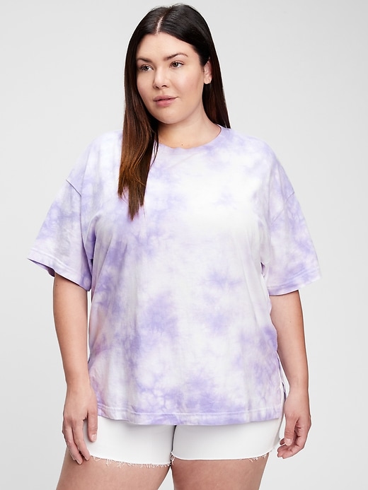 Image number 1 showing, Oversized Tie-Dye T-Shirt