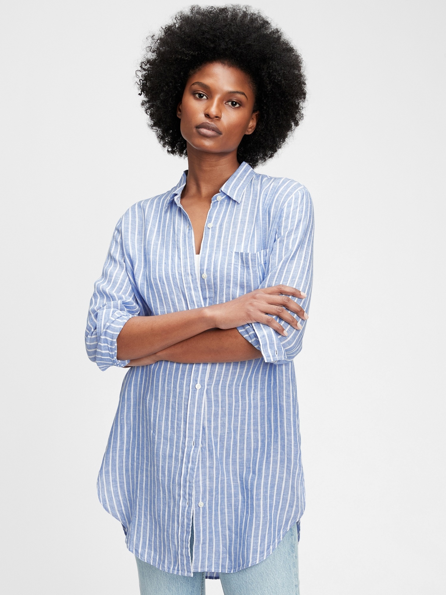 Linen Tunic Shirt | Gap