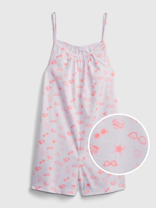 Image number 1 showing, Kids 100% Recycled PJ Romper