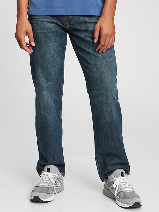 1 of 8 showing, with the color vintage of product Standard Jeans With Washwell™